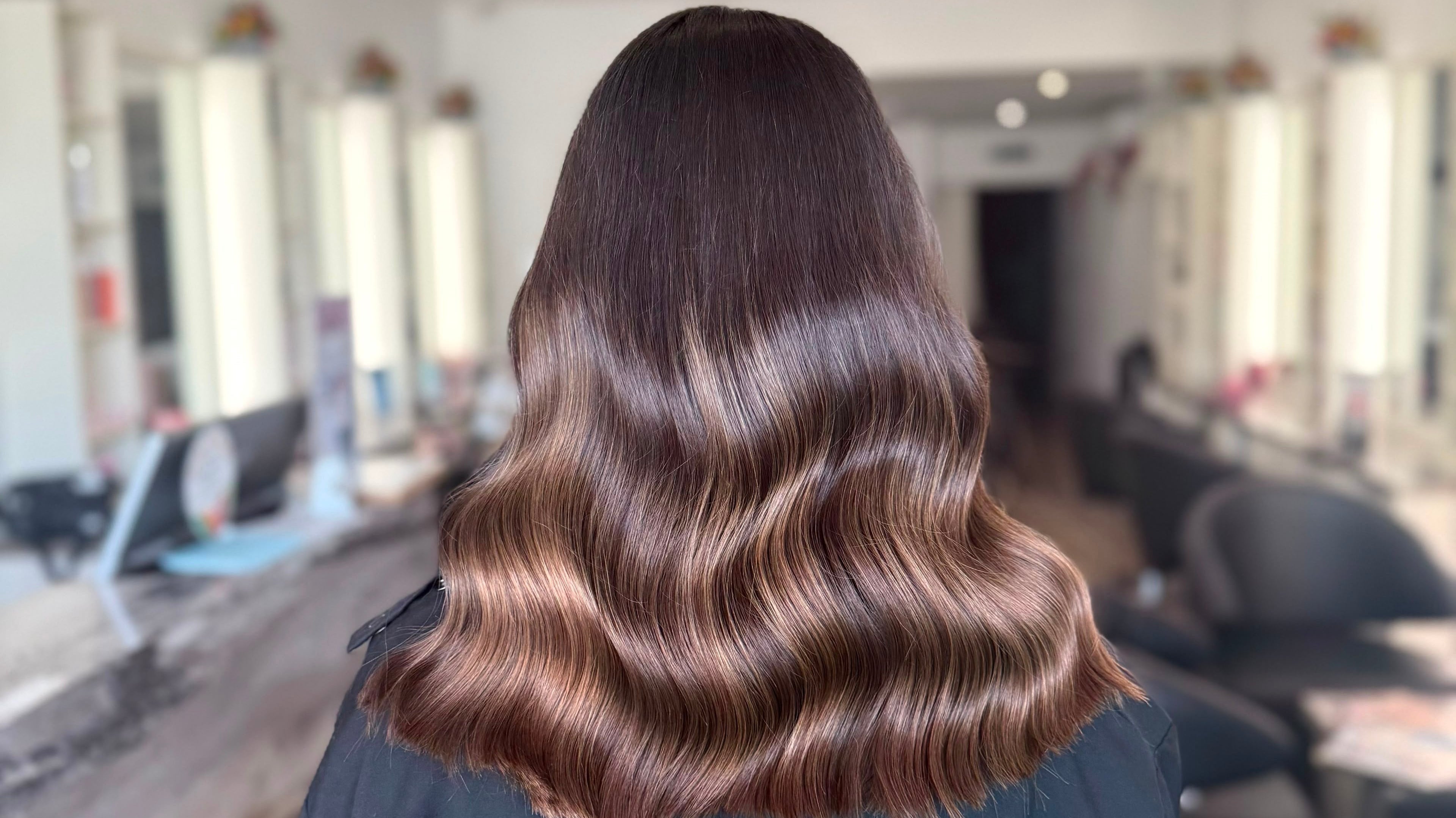 Soft Shiny Hair With Polished Waves