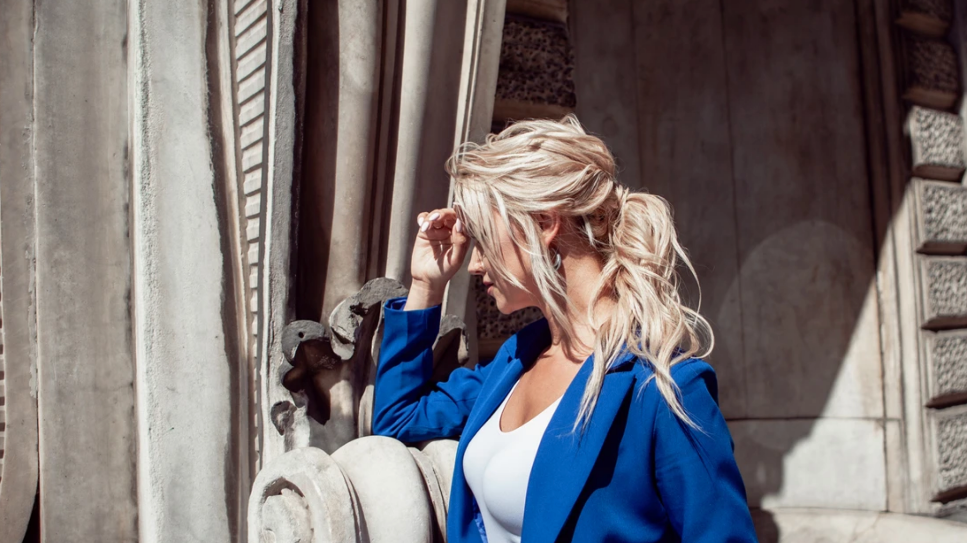 Textured ponytail - blog