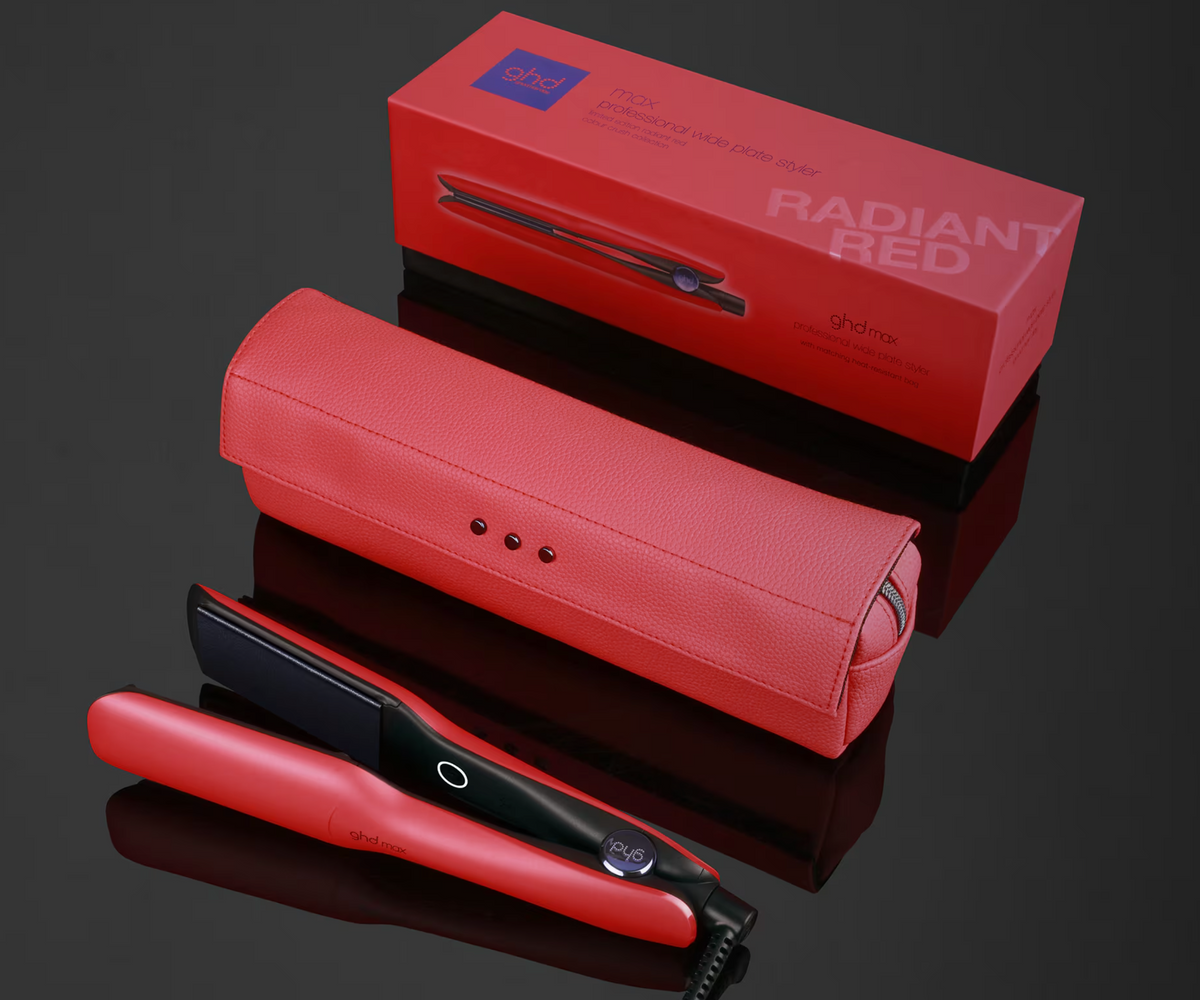 GHD Max Styler in Radiant Red