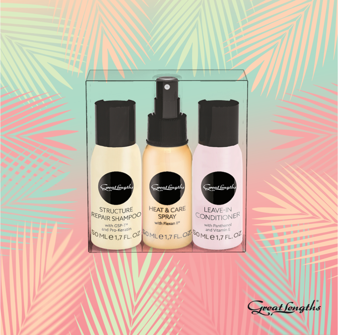 Great Lengths structure repair travel trio