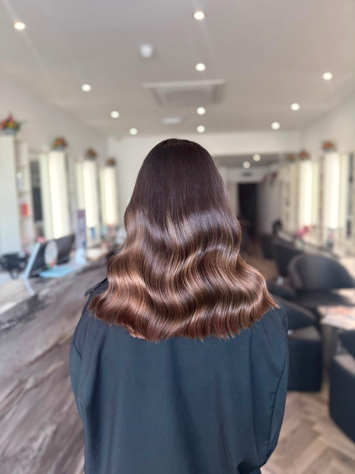 Soft Shiny Hair With Polished Waves