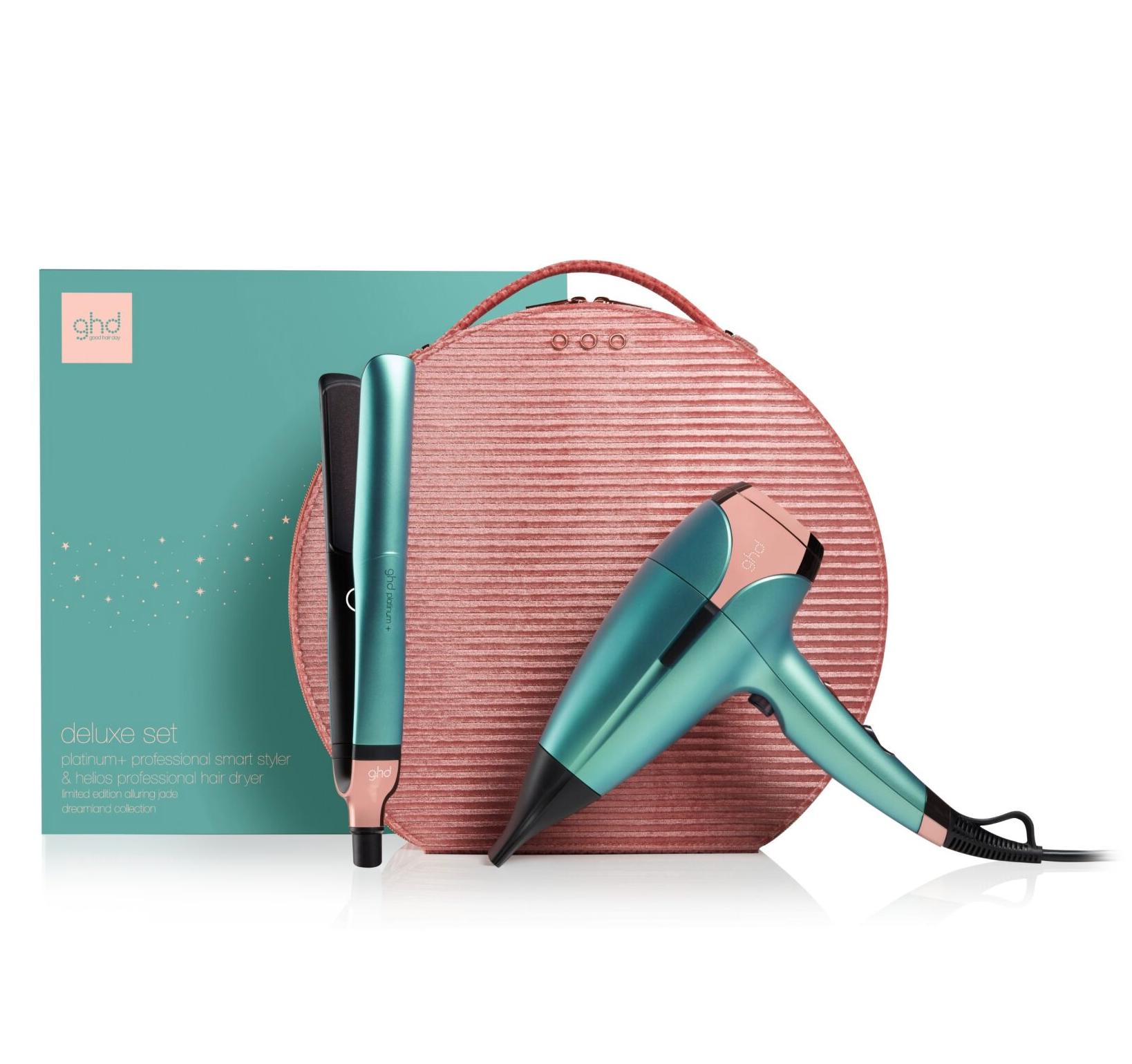 Ghd rose gold clearance deluxe set