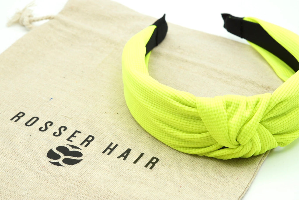 neon yellow headband