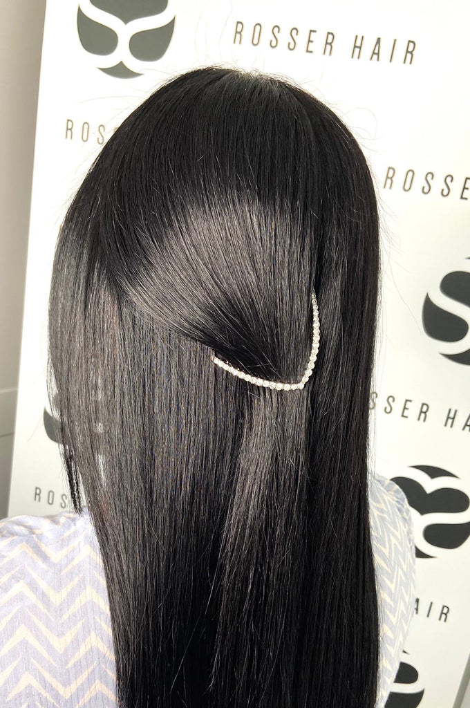 crystal hair clip