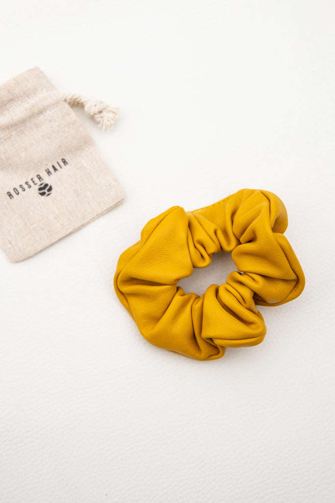 Yellow scrunchie