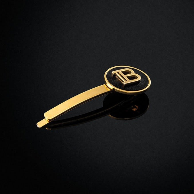 Balmain Hair Slide B Gold