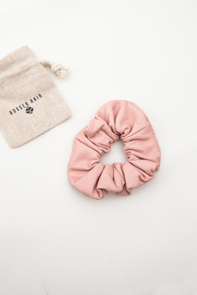 Pink scrunchie