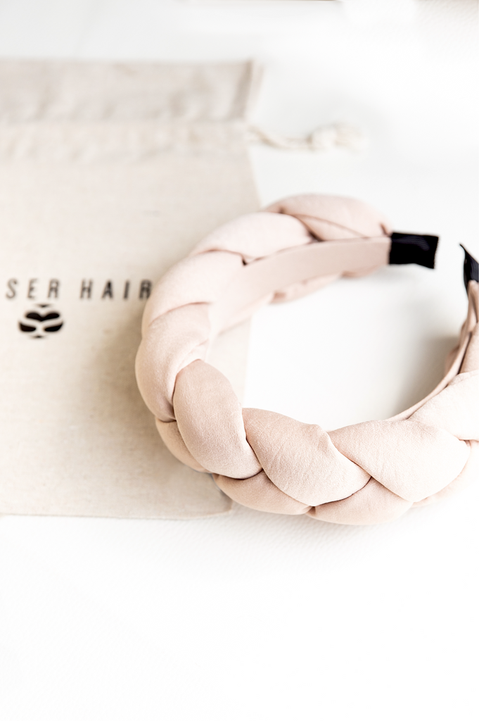 nude padded headband