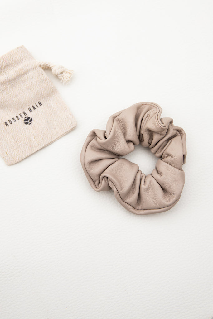 Beige scrunchie